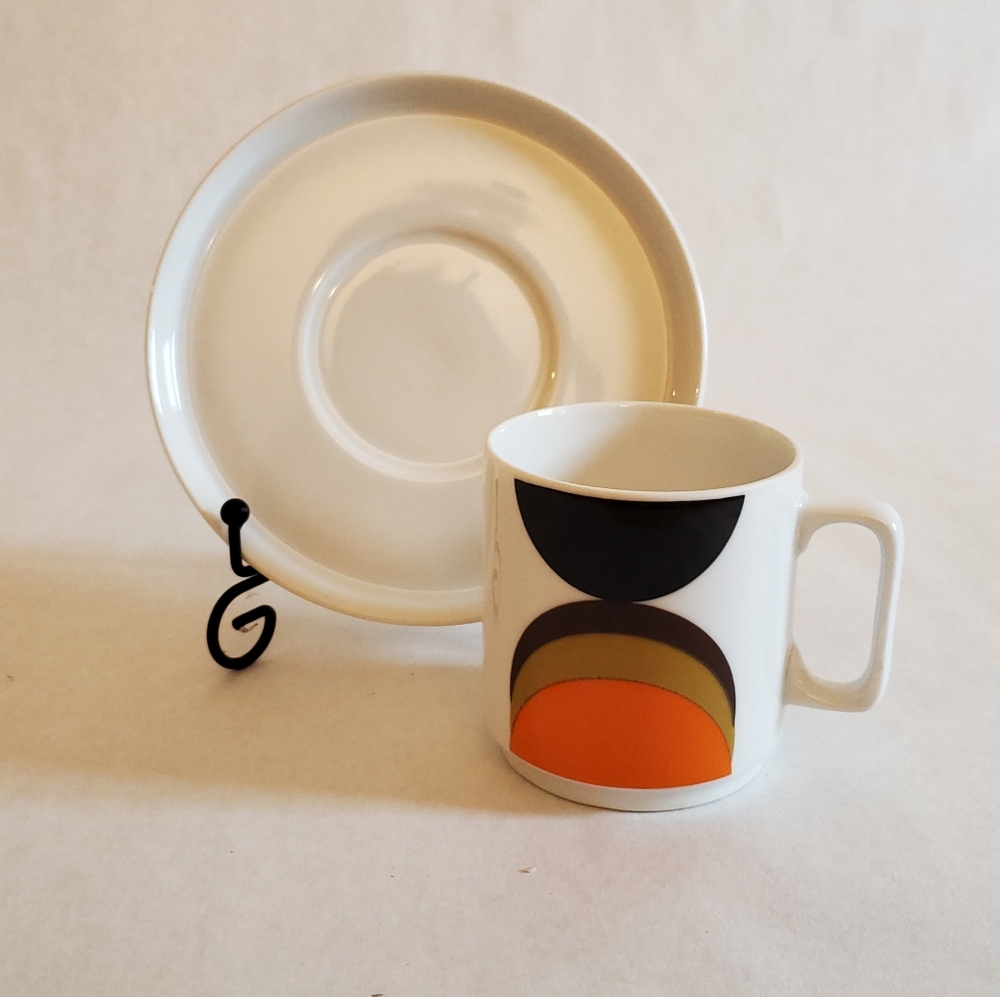 VOHENSTRAUSS ESPRESSO/DEMITASSE CUP AND SAUCER